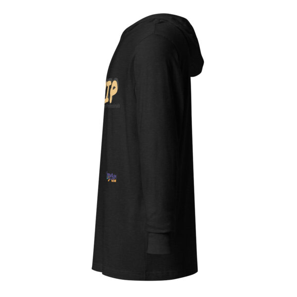 Gold Letter Hooded long-sleeve tee