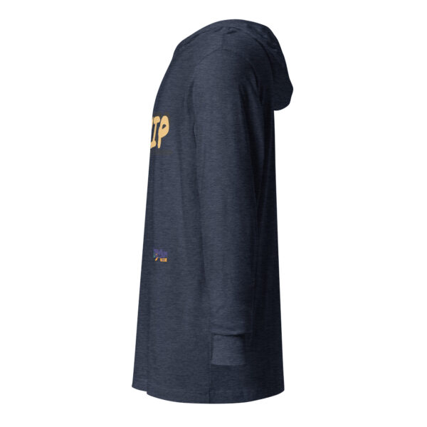Gold Letter Hooded long-sleeve tee