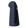 Gold Letter Hooded long-sleeve tee
