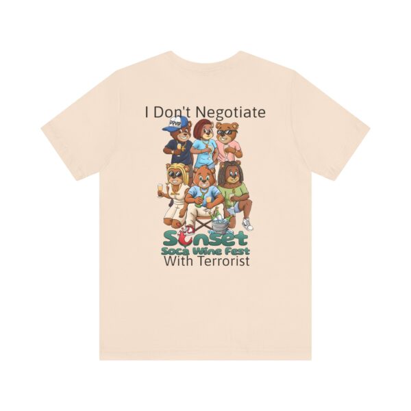 I Don't Negotiate Sunset Soca Festival Tee - Unisex Jersey T-Shirt