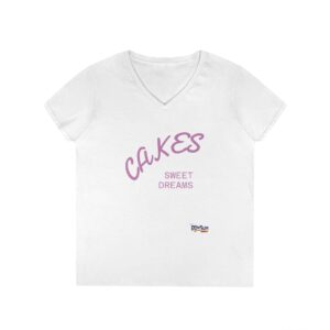 CAKES  V-Neck T-Shirt, Cake