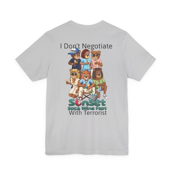 I Don't Negotiate Sunset Soca Festival Tee - Unisex Jersey T-Shirt