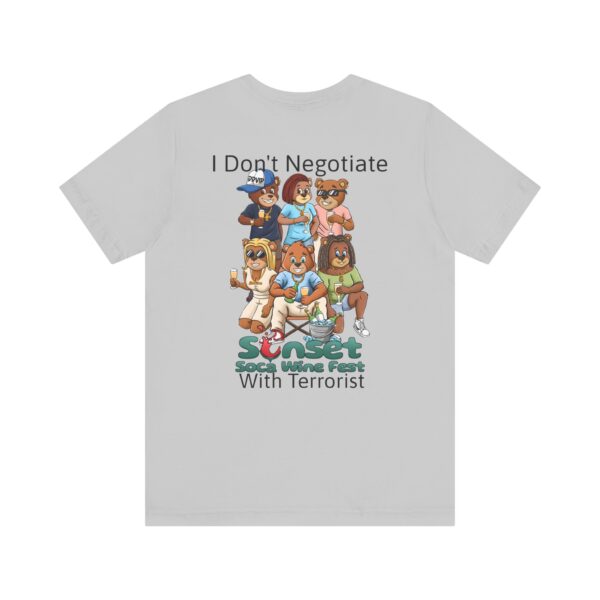 I Don't Negotiate Sunset Soca Festival Tee - Unisex Jersey T-Shirt