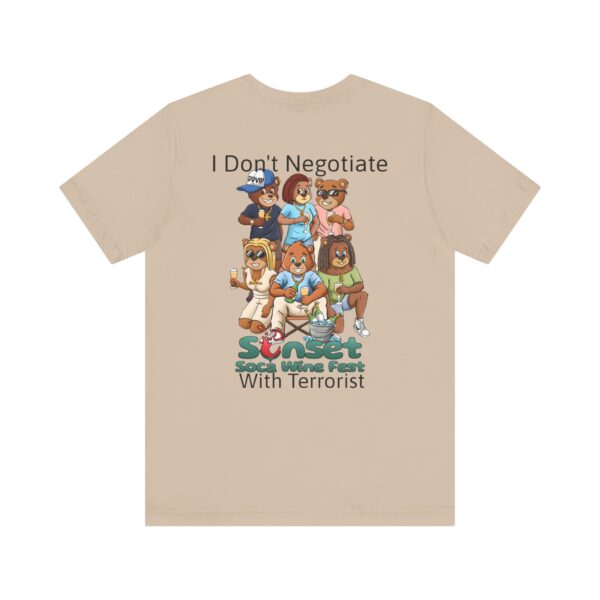 I Don't Negotiate Sunset Soca Festival Tee - Unisex Jersey T-Shirt
