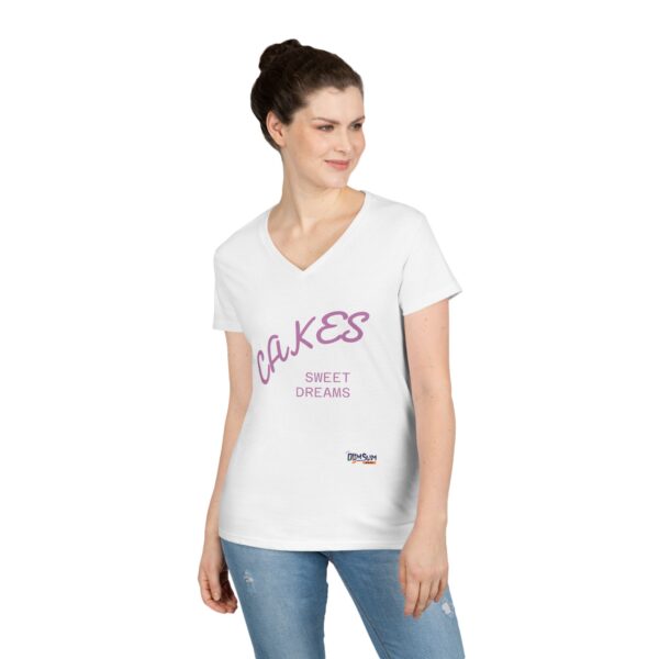 CAKES  V-Neck T-Shirt, Cake