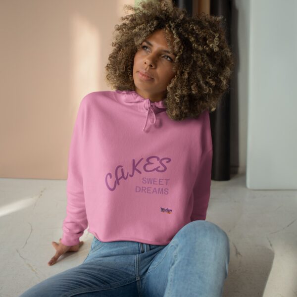 Sweet Dreams Cake Crop Hoodie