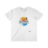 Vibrant V Neck Sunset Wine Festival Tee