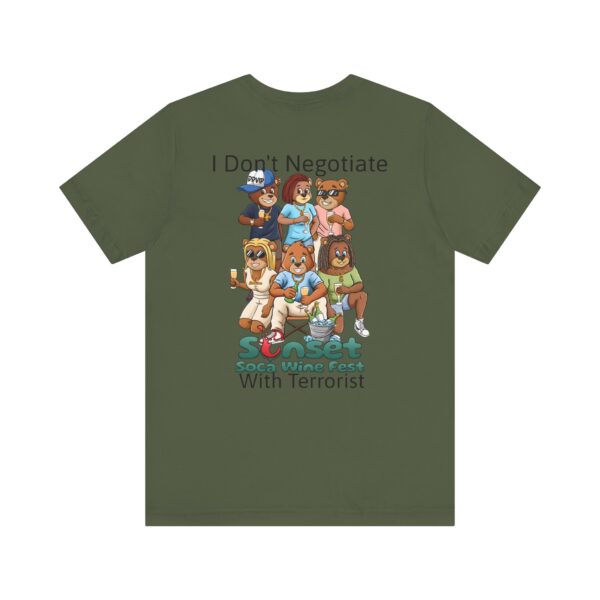 I Don't Negotiate Sunset Soca Festival Tee - Unisex Jersey T-Shirt