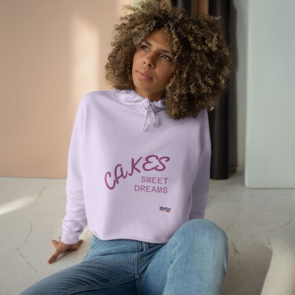 Sweet Dreams Cake Crop Hoodie